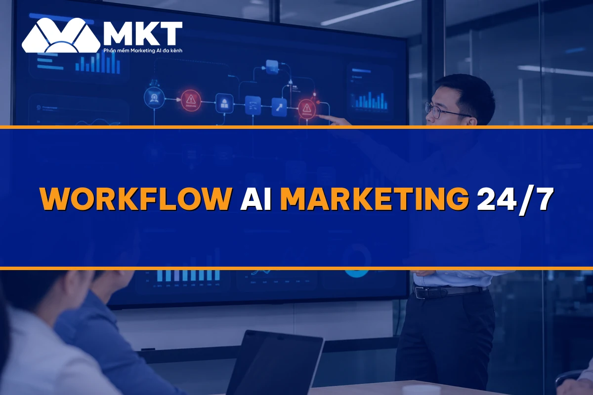 Workflow AI Marketing 24/7: Cách SME Vận Hành Hệ Thống Không Cần Tăng Nhân Sự
